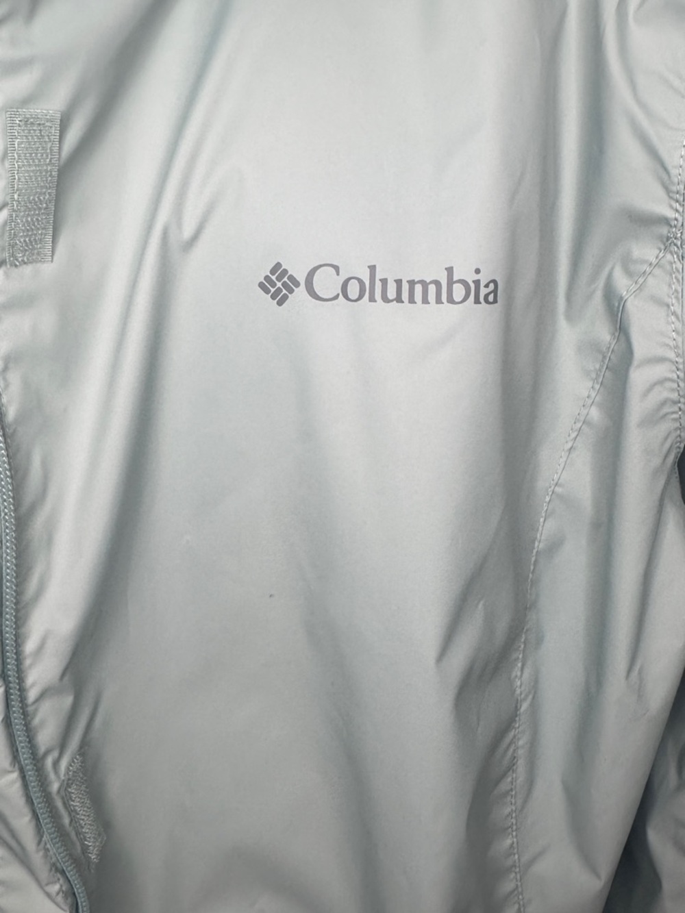Columbia Women's Mint Green Arcadia II Waterproof Hooded Rain Jacket - Picture 4 of 12